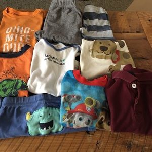 Bundle of boys clothes
