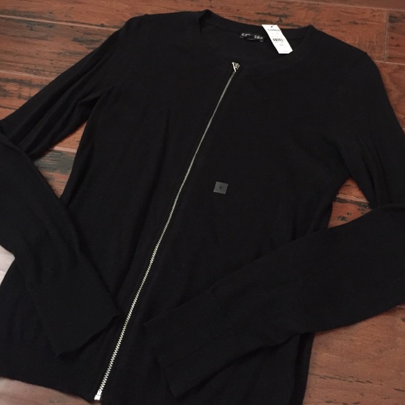 Black cardigan