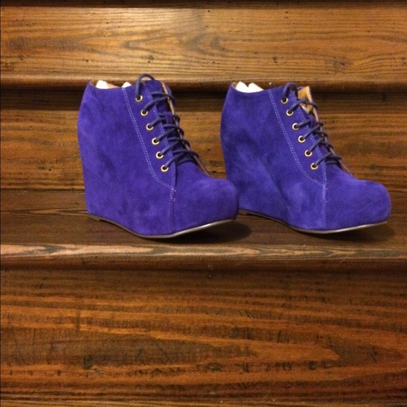 Jeffrey Campbell Purple Wedge