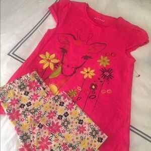 Kids leggings and t-shirt set