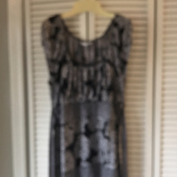 Black paisley blouse.