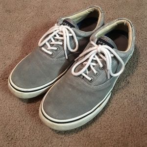 Grey Men's Sperry shoes, size 11