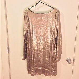 Kardashian Kollection Gold Sequin Dress