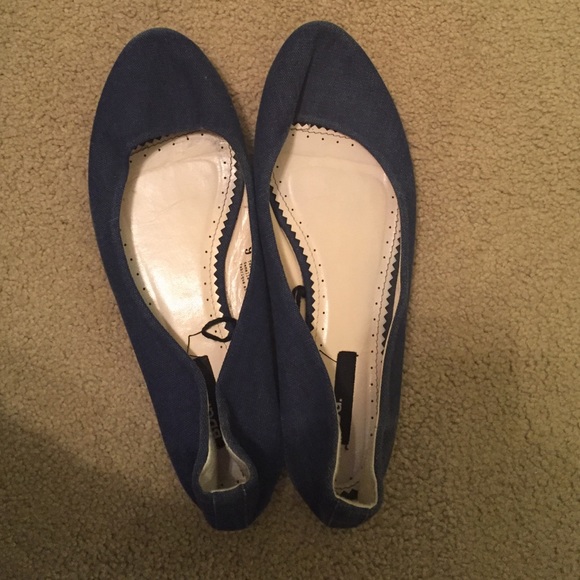 Blue flats