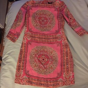 Laundry Paisley patterned sleeves dress