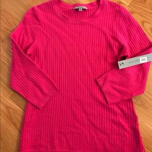 NWT - basket weave light weight sweater