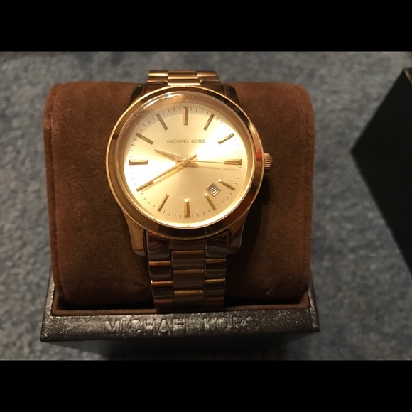 MK Gold Tone Jet Set Ladies Watch MK5160