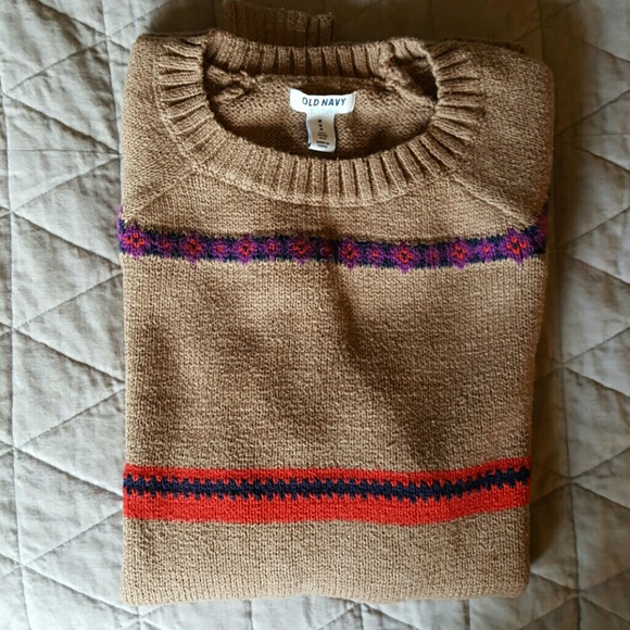 Old navy striped sweater, tall length