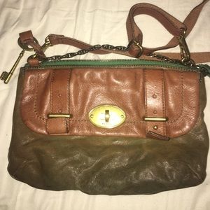 Fossil leather bag