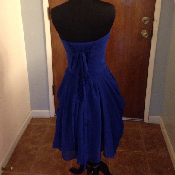 Royal blue dress - Picture 2 of 2