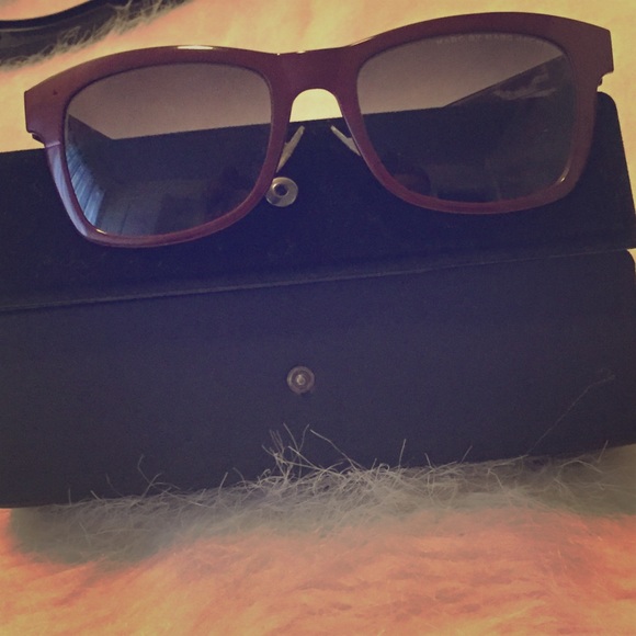 MARC BY MARC Jacobs Maroon Sunglasses