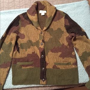 Ralph Lauren camo crop sweater