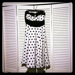 Hell Bunny Vixen pinup halter dress