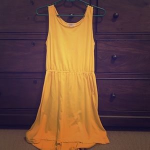 Yellow cotton sundress