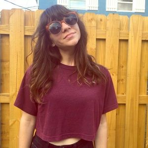 American Apparel crop top