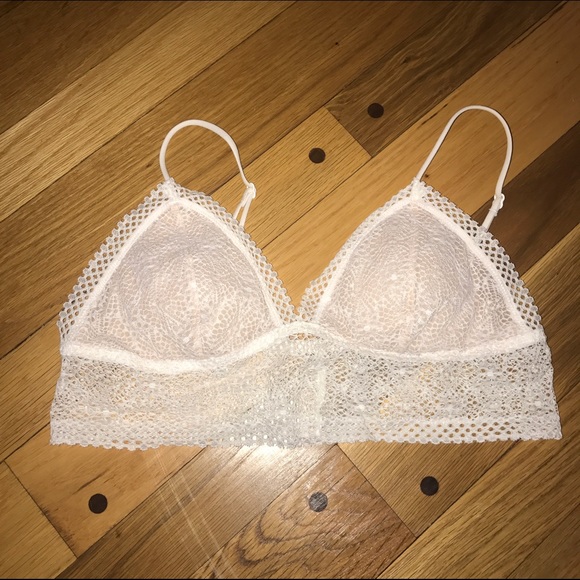 Victoria's Secret White Lace Bralette