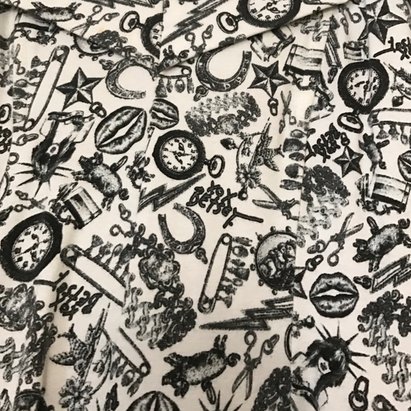 Betsey Johnson short fitted flare dress