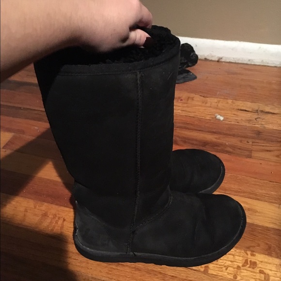 Authentic tall black uggs
