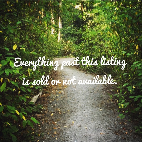 Everything past here is not available!