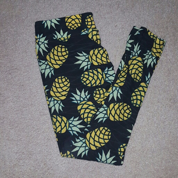 UNICORN LULAROE pineapple leggings TC