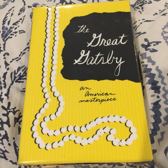 Kate Spade Gatsby book clutch purse