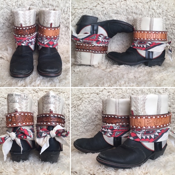 Custom Order Reworked Boots HAELI MAE'D - Picture 4 of 4