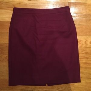 Maroon Pencil Skirt great for winter