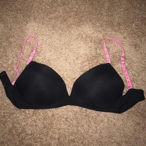 Pink bra