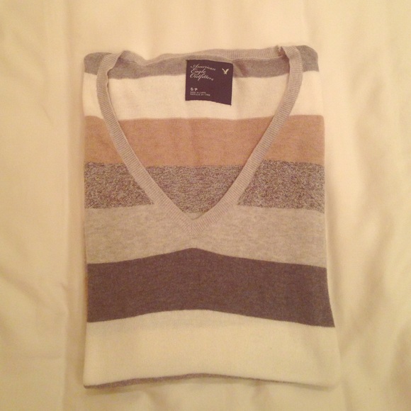 American Eagle striped sweater