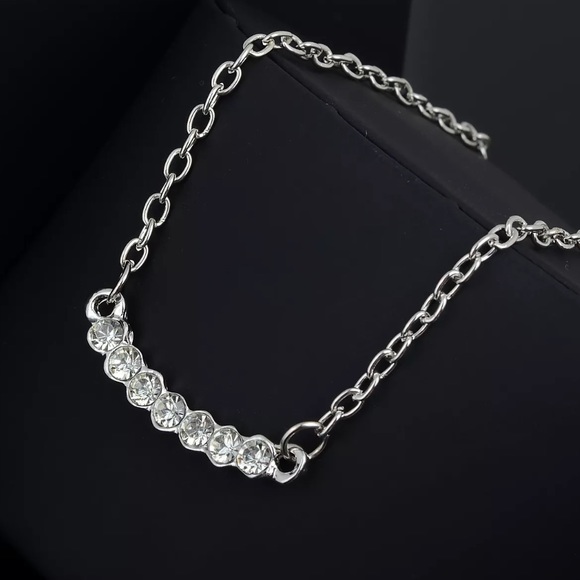 Silver & CZ Fashion Necklace - Picture 2 of 2