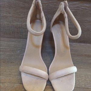 Charlotte Russe nude strappy heels
