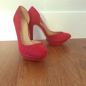 Zara Trafaluc d'orsay platform heels
