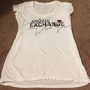 Armani exchange long t shirt