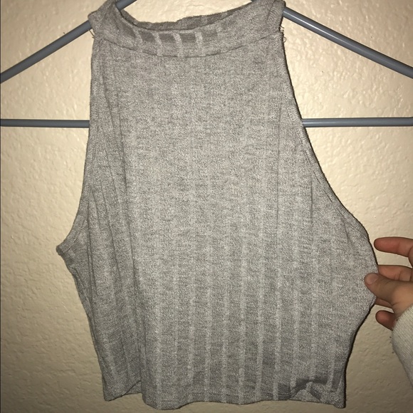 Grey halter top - Picture 1 of 2