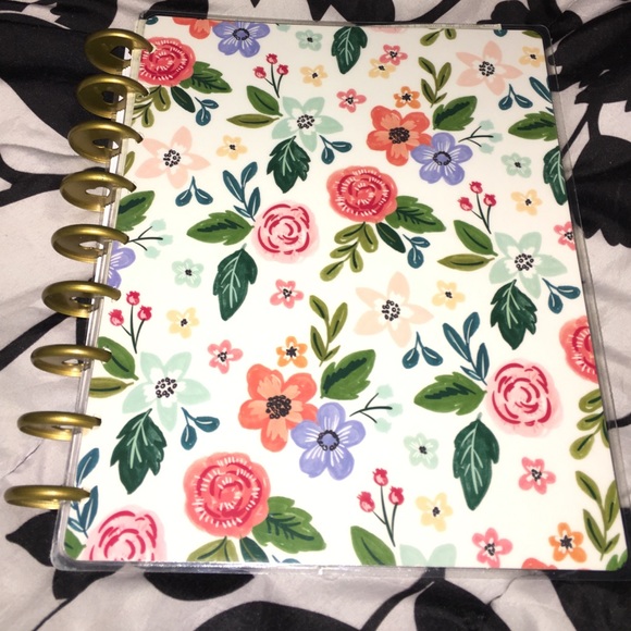 Classic happy planner fresh floral with extras