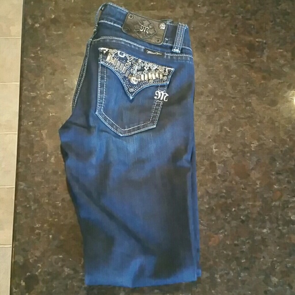 Miss Me Skinny Jeans with bling