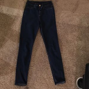 Skinny high waist ankle jeans
