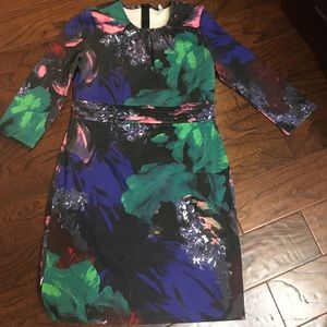 Tailored floral dress size 12