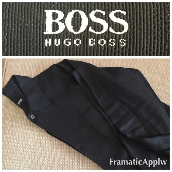 BOSS Hugo Boss linen shirt