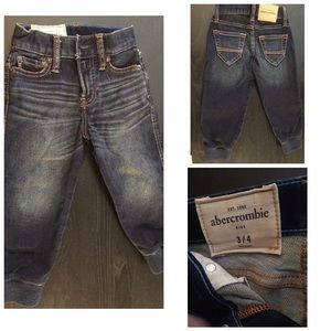 Abercrombie toddler jean joggers