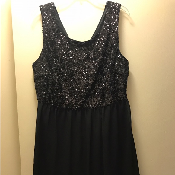 Forever 21 Sequined Fit & Flare dress