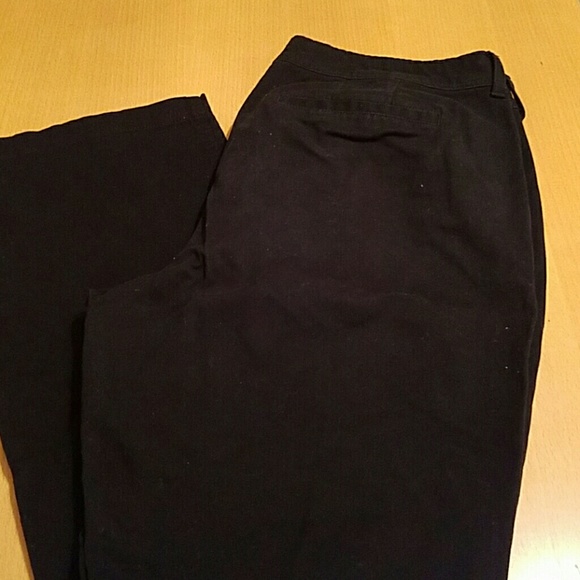 OLD NAVY  black khakis