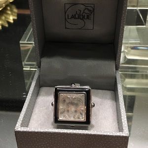 Lalique Arethuse Sterling Silver Ring