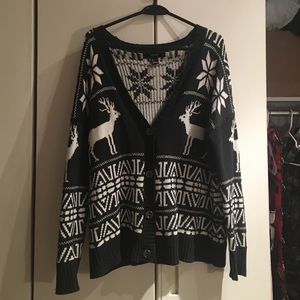 Forever 21 festive cardigan