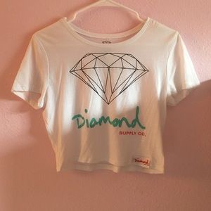 Brand new diamond supply crop top