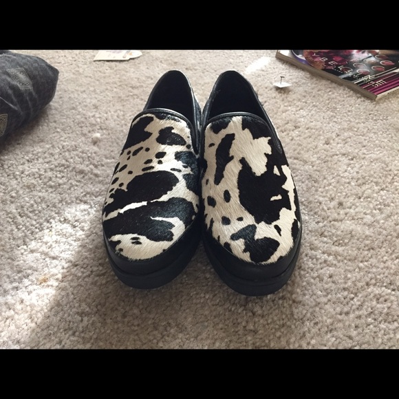 Black and white Cow hide