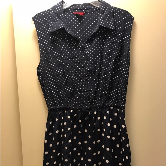 Target Merona Polka Dot Collared dress