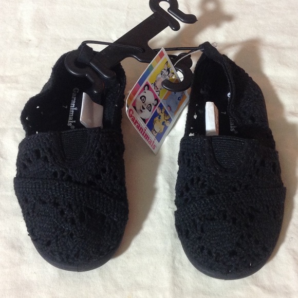 Little girls crochet casual shoes