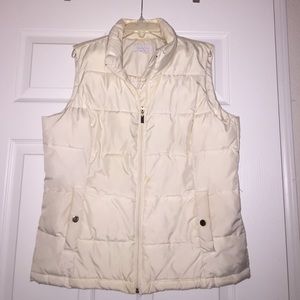 White Charter Club Puffy Coat