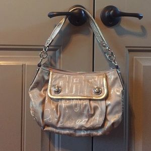 Gold Coach poppy purse